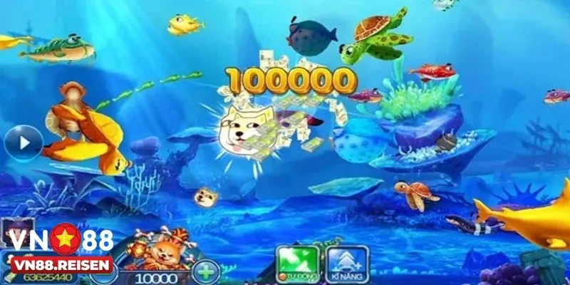 Canh thời điểm cá xuất hiện với cách chơi game bắn cá ăn tiền